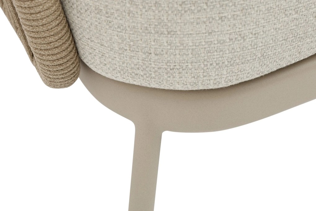 Stoel en Bank Loungeset 5 personen Rope Zand/Beige  Coco Elara/Tivano