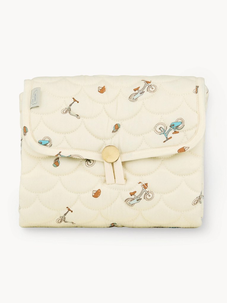 Aankleedkussen Bicycles van biokatoen