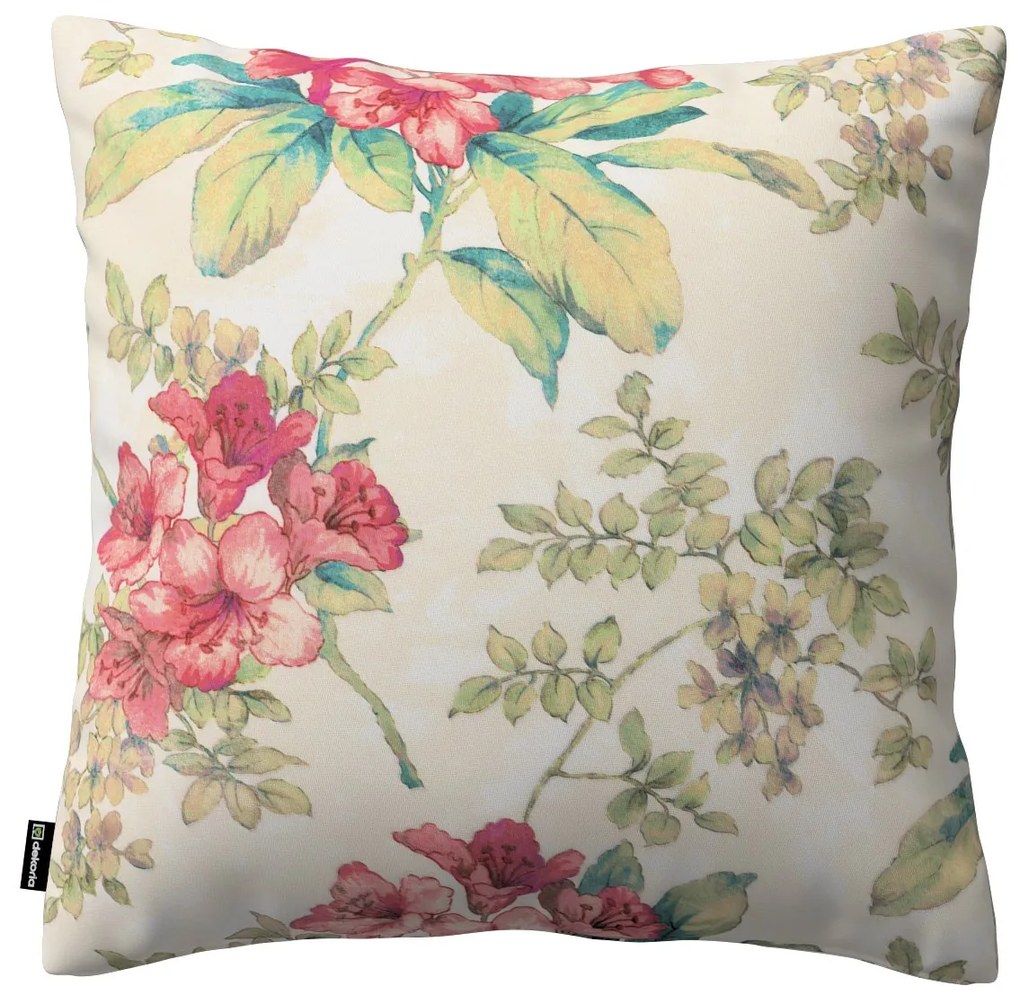 Dekoria Kussenhoes Kinga, roze-ecru 50 x 50 cm