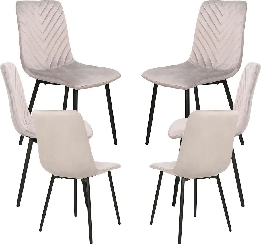 Pakket 6 Stoelen Guri