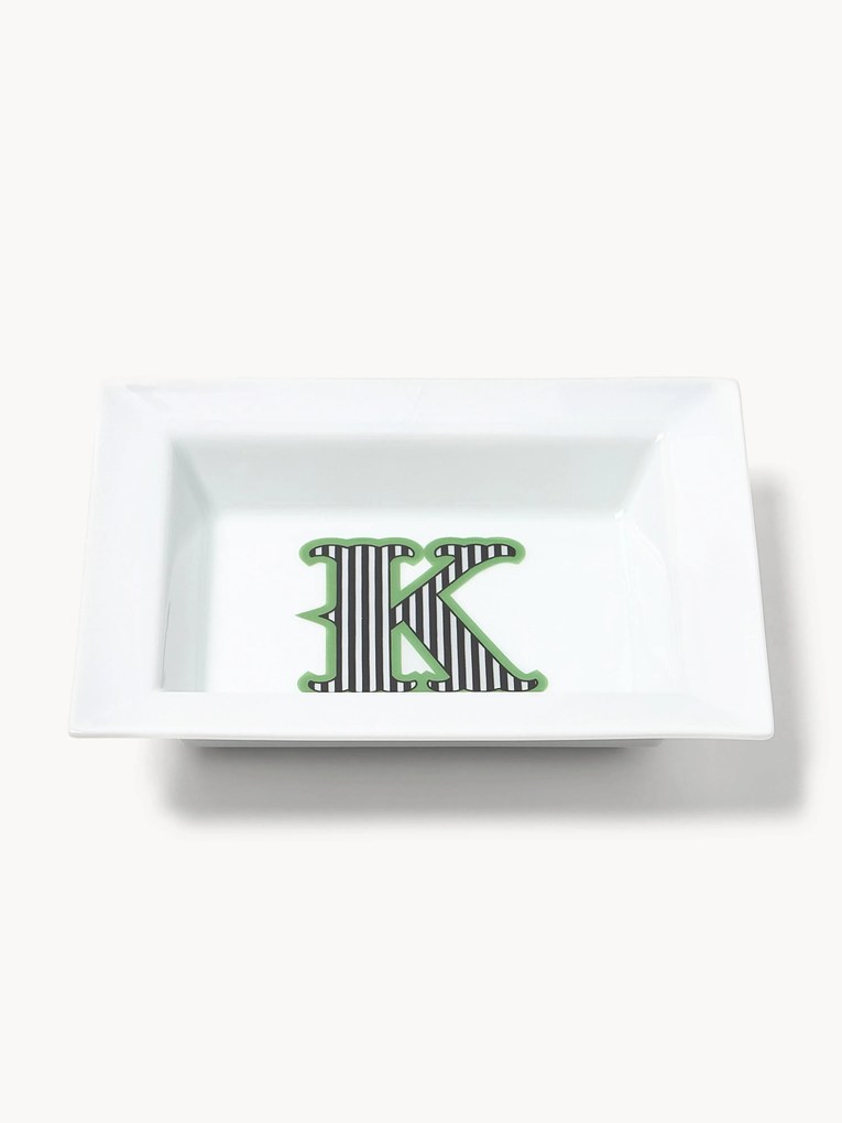Westwing Collection x MEISSEN, handgemaakte vide-poche initialen met decoratie