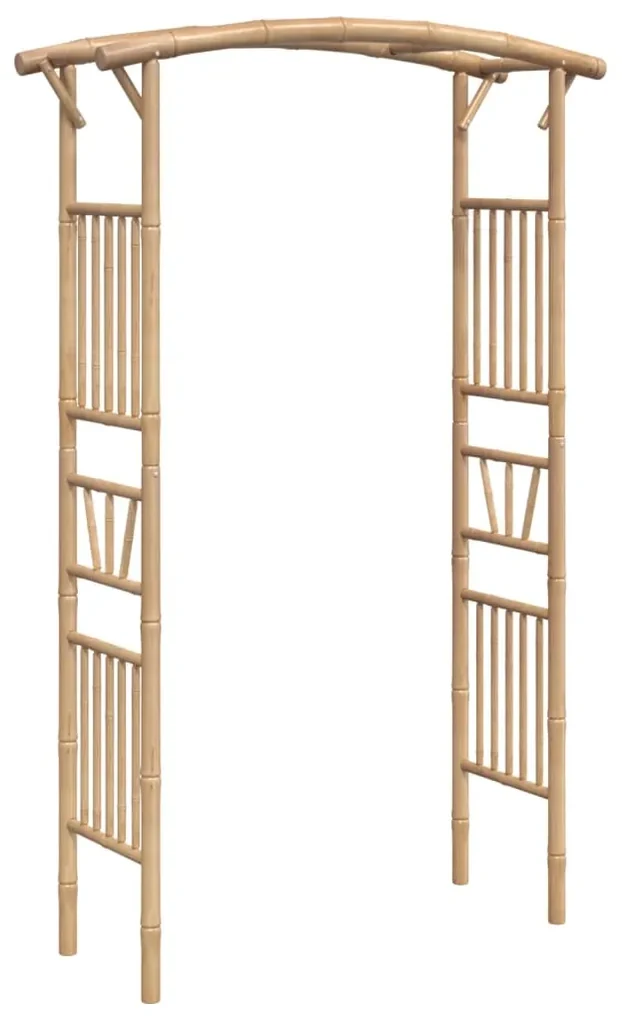 vidaXL Rozenboog 118x40x187 cm bamboe
