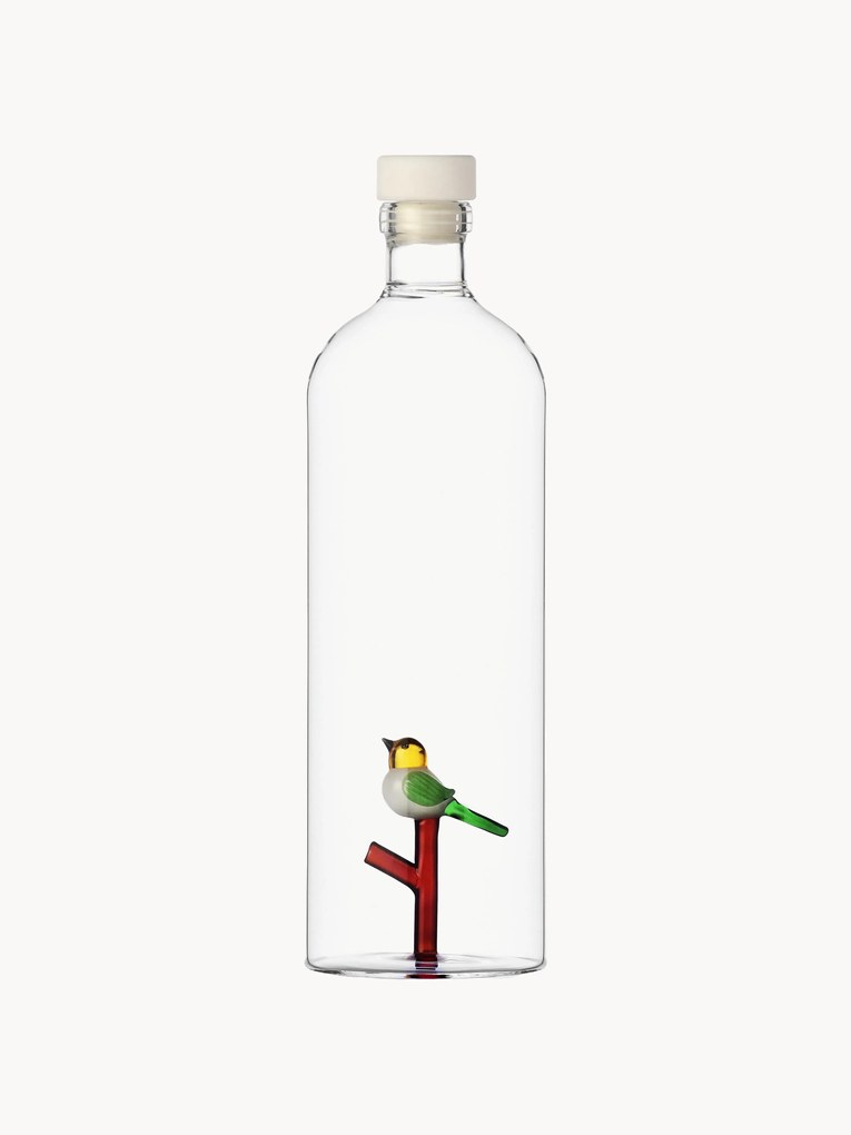 Handgemaakte karaf Bird van borosilicaatglas, 1.1 L