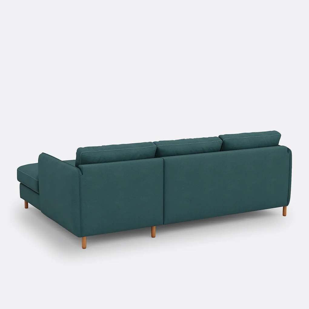 Omvormbare hoekbank, katoen en polyester, Loméo