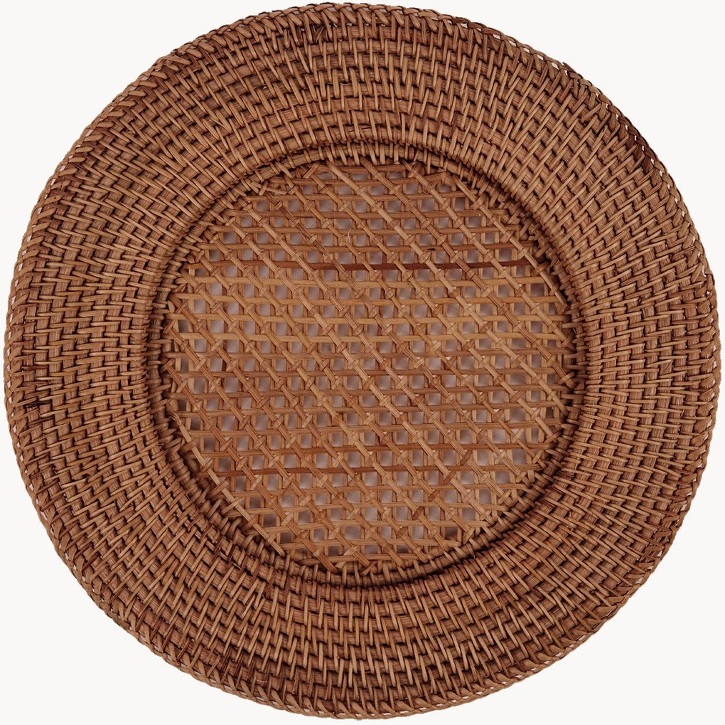 Handgemaakte placemat Classic van rotan