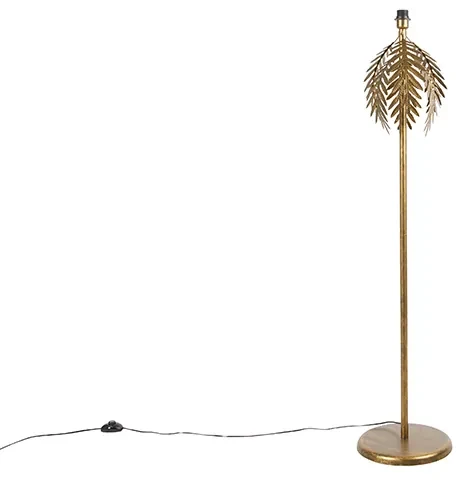 Vintage vloerlamp goud 145 cm - Botanica Landelijk Binnenverlichting Lamp