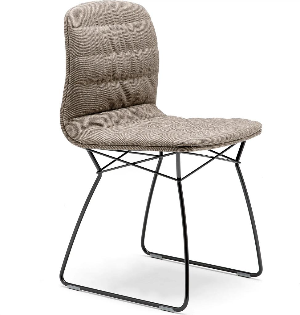 Design on Stock Rila stoel onderstel zwart stof Berg en stork