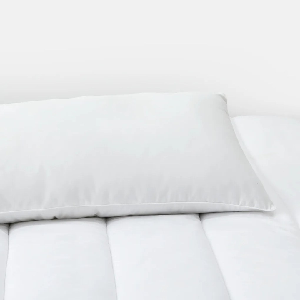 Bolster, stevig, plat en rechthoekig, katoenen hoes