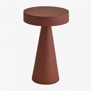 Draadloze Led-tafellamp Voor Buiten Van Ijzer Catinca Terracota - Sklum