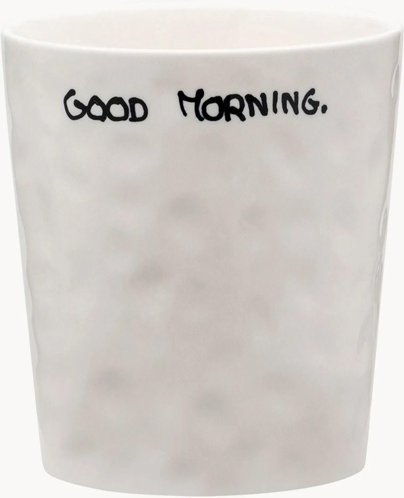 Handgemaakte XL beker Good Morning