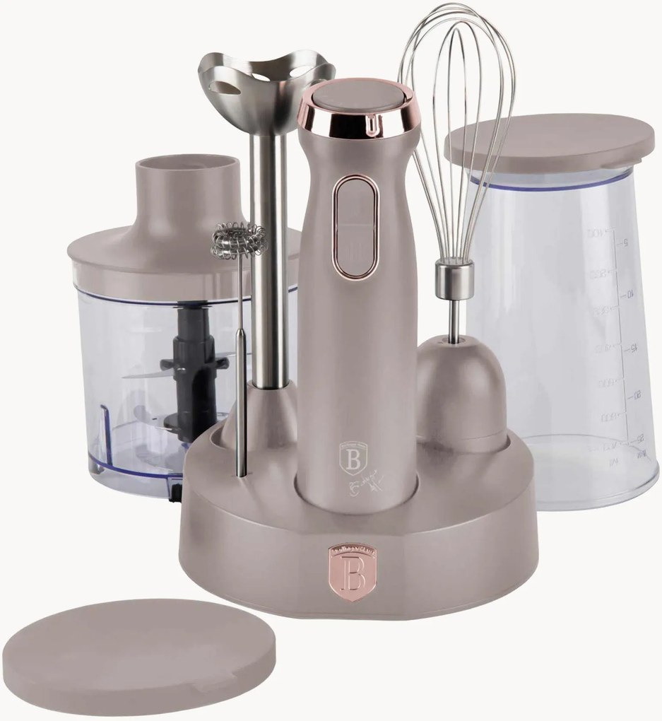 Staafmixerset Taupe, 6-delig
