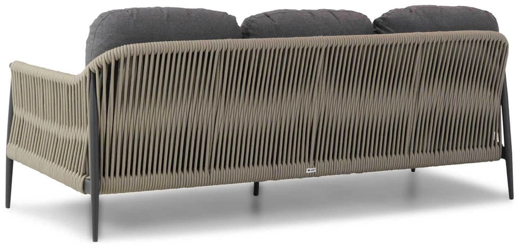 Stoel en Bank Loungeset 5 personen Rope Naturel teak Coco Lucia/Pacific