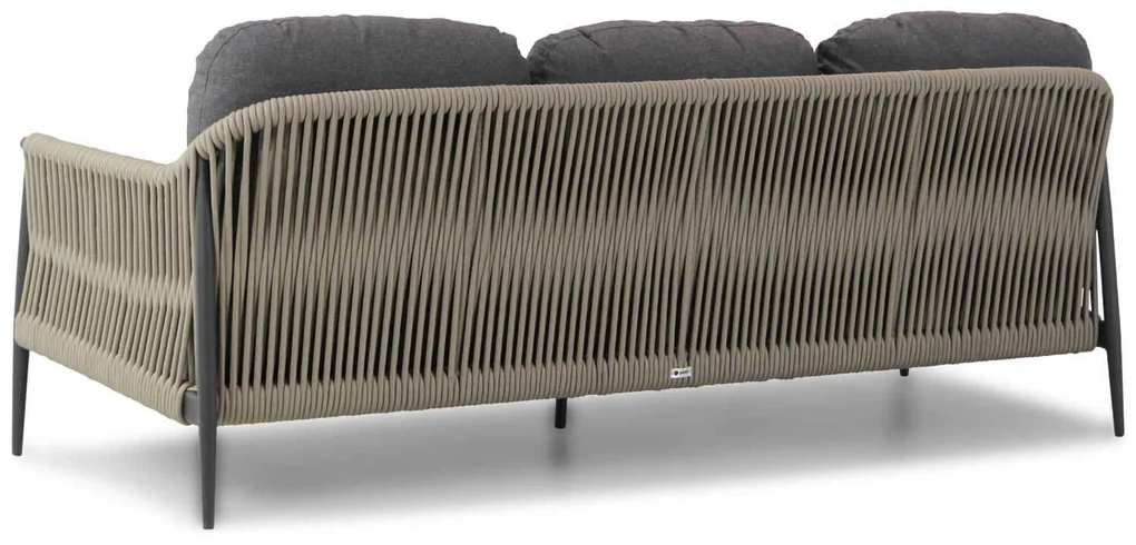 Stoel en Bank Loungeset 5 personen Rope Taupe Coco Lucia/Ralph