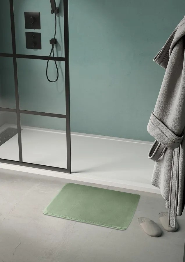 Gedy Fuzzy douchemat antislip 50x80cm groen