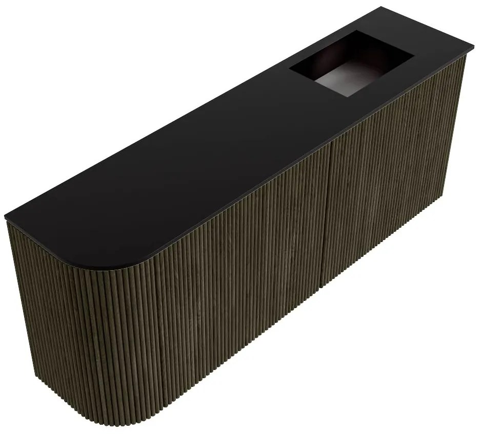 Mondiaz Joya 100cm toiletmeubel ronding links shadow met wastafel faye rechts 1 kraangat urban