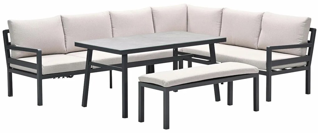 Garden Impressions Markus lounge dining set 4-delig - desert sand