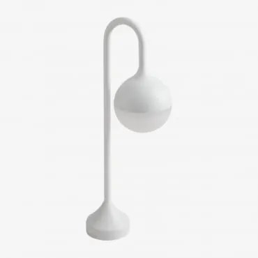 Led-buitenbaken Van Aluminium Uveron Wit - Sklum