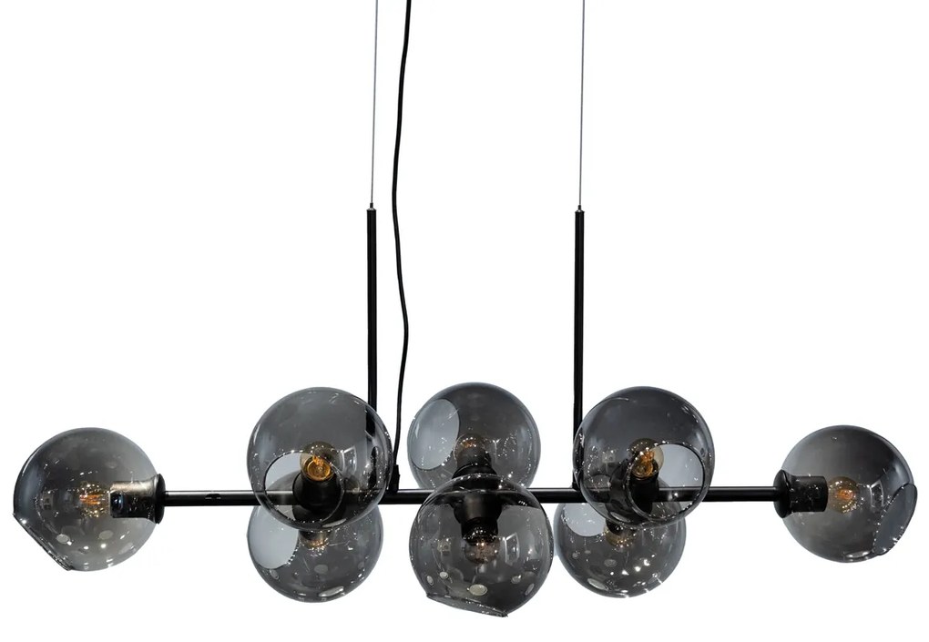 By-Boo Stellar Zwarte Hanglamp Met Glazen Bollen