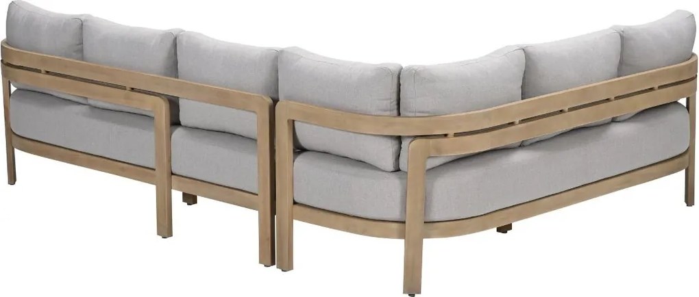 Garden Impressions Sirocco lounge dining set 2-delig links - grey sand