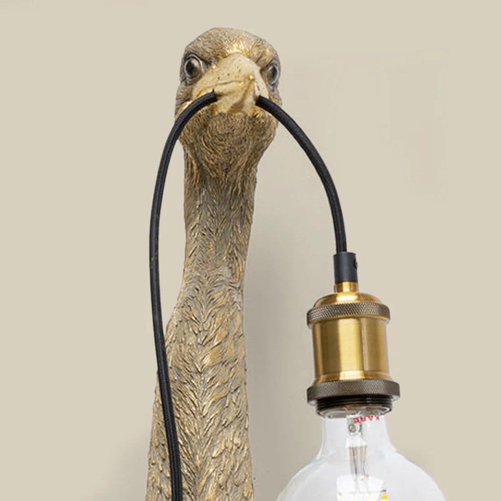 Gouden Reiger Wandlamp