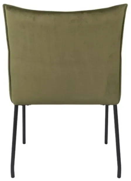 Zuiver Stoel Dion Fluweel Olijf