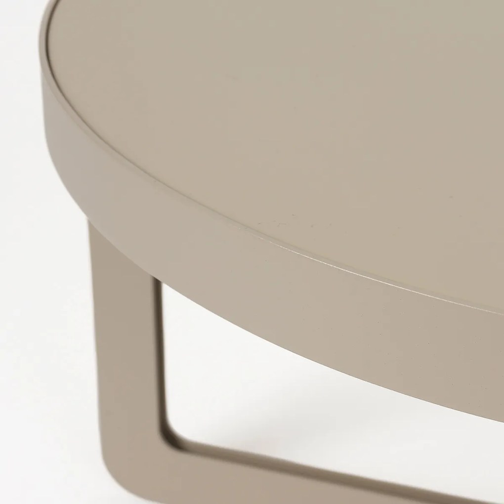 Zuiver Centre Oval Beige Ovale Design Salontafel Beige - 102 X 68cm.
