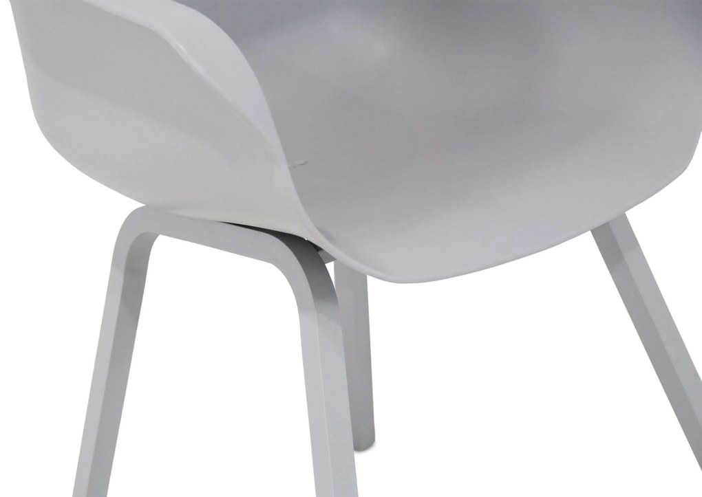 Tuinset 4 personen 180 cm Kunststof Grijs Hartman Sophie