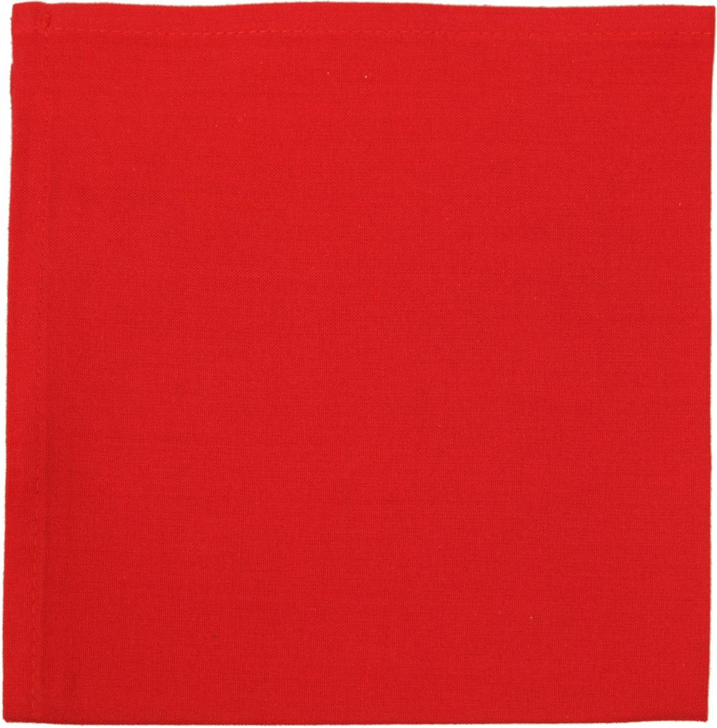Loper, katoen, rood, 50 x 150 cm