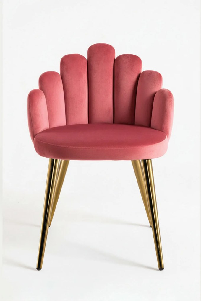 Hand Goud Fluwelen Stoel