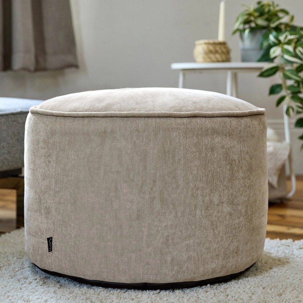 Milano Round Chenille Footstool