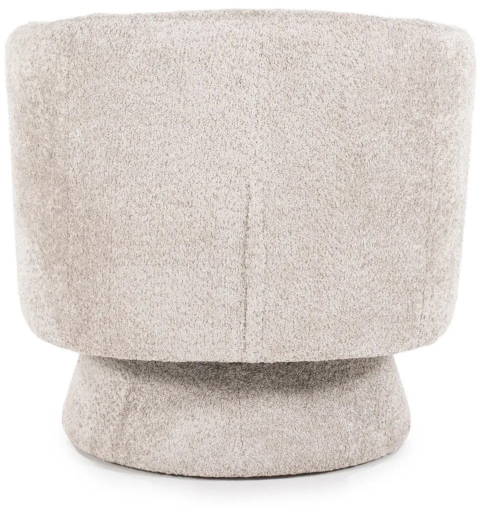 By-Boo Balou Draaibare Fauteuil Taupe Boucle