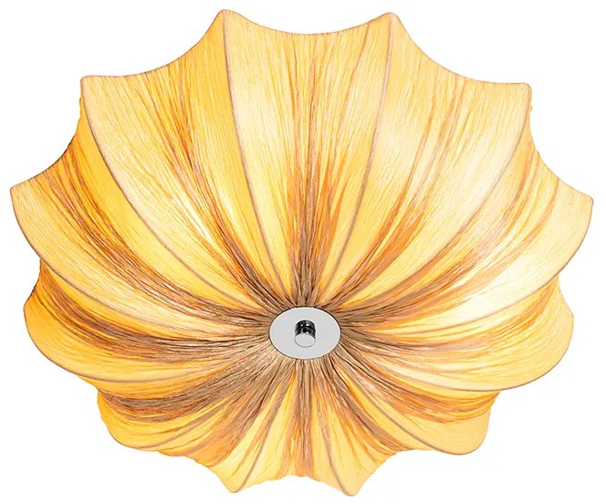 Japandi plafondlamp beige 52cm 3-lichts - Plu