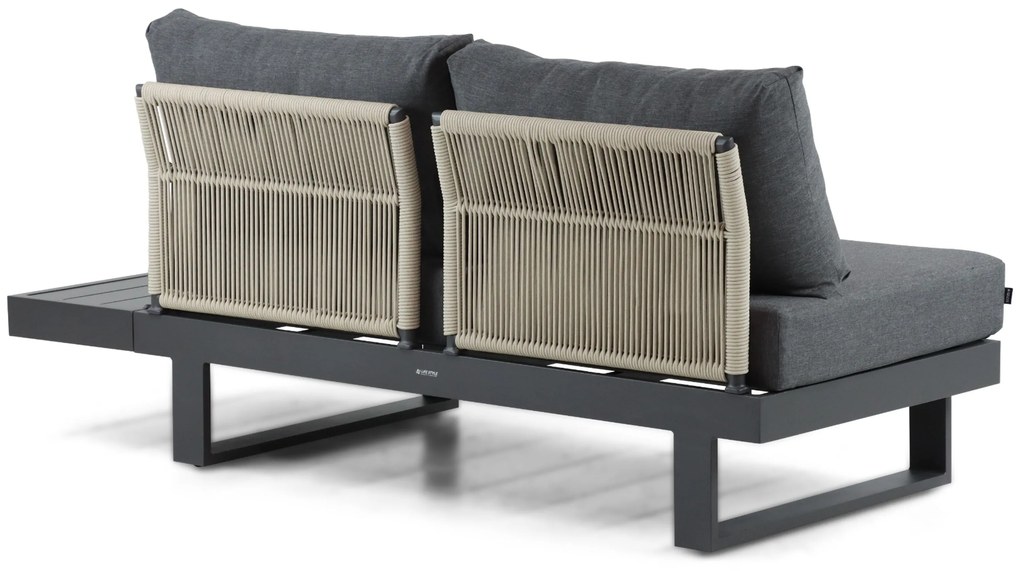 Hoek loungeset 5 personen Aluminium Grijs Lifestyle Garden Furniture Lorenzo