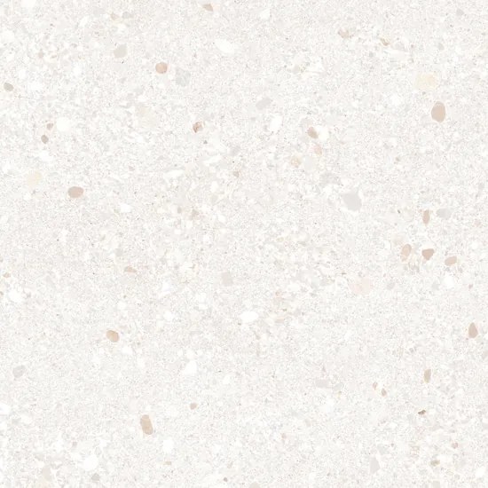 Valence Orizz vloertegel bianco mat 60x60cm wit terrazzo