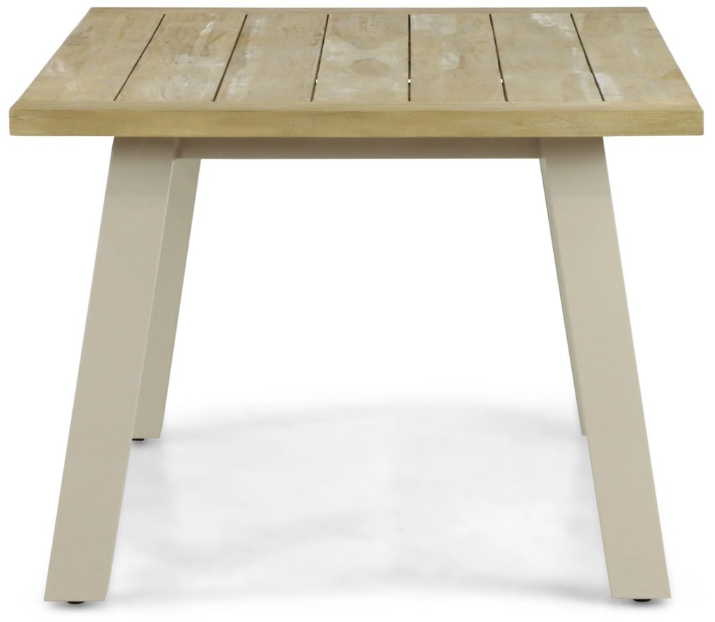 Dining Tuintafel  180 x 100 cm Aluminium/teak Taupe Glasgow