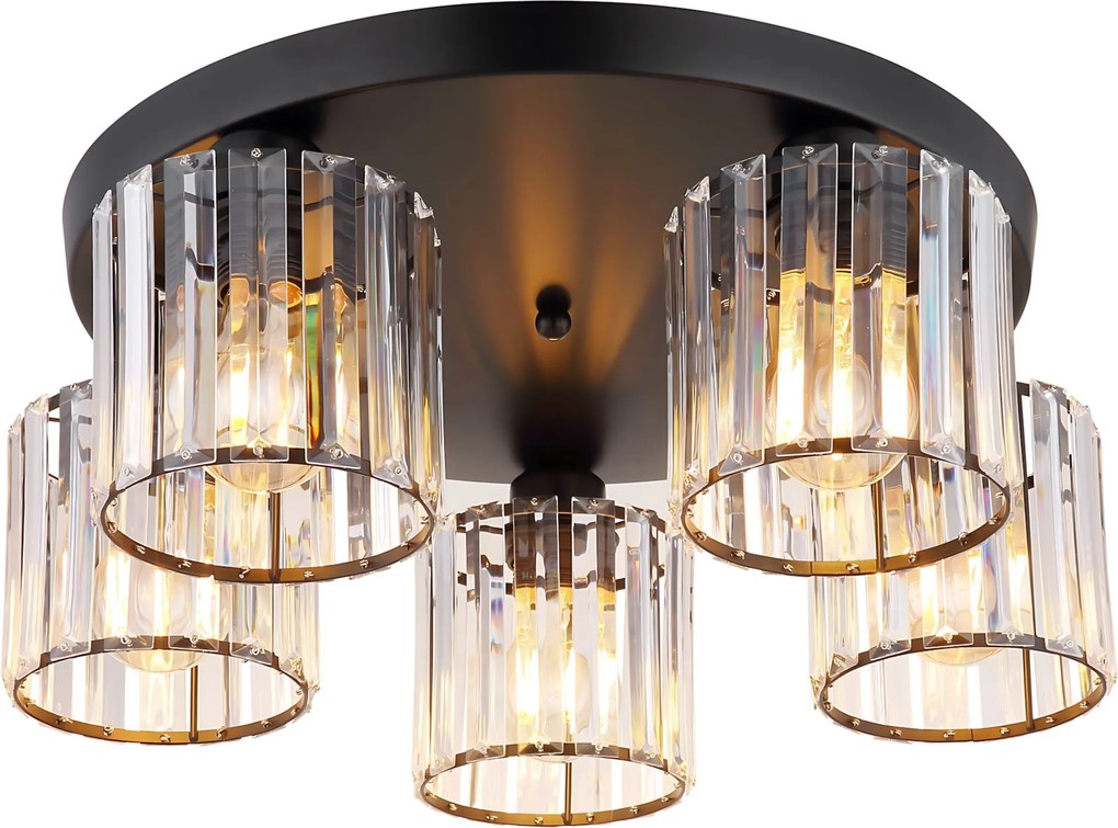 Plafondlamp EBT023-5C BLACK