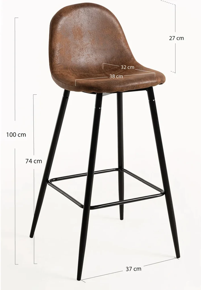 Zwarte Teok Kunstleer