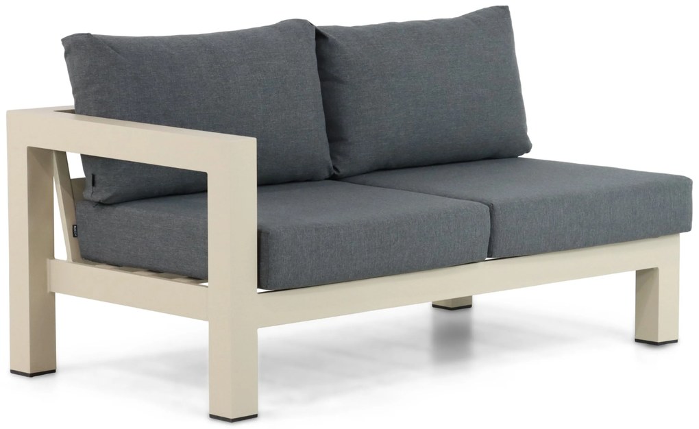 Hoek loungeset 5 personen Aluminium Taupe Lifestyle Garden Furniture Luca