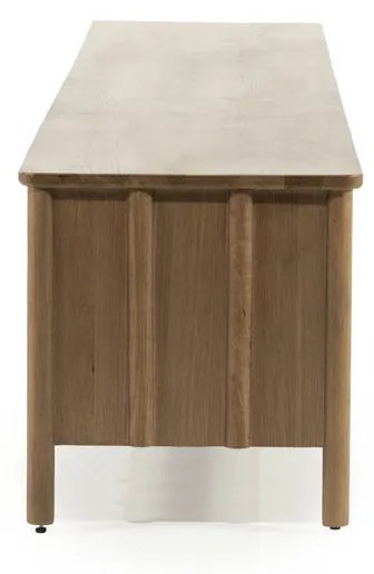 Eleonora Jake Modern Tv-meubel Eikenhout Bruin 264 Cm - 264x47x50cm.