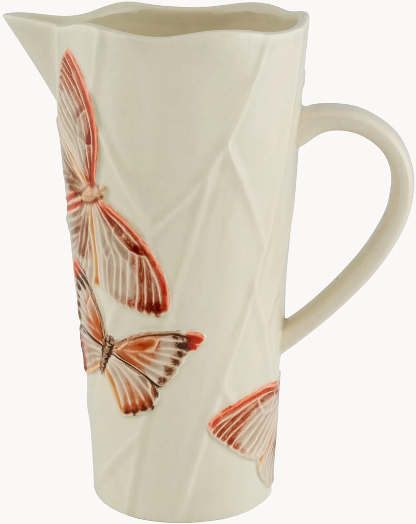 Handgemaakte karaf Cloudy Butterflies, 1.7 L