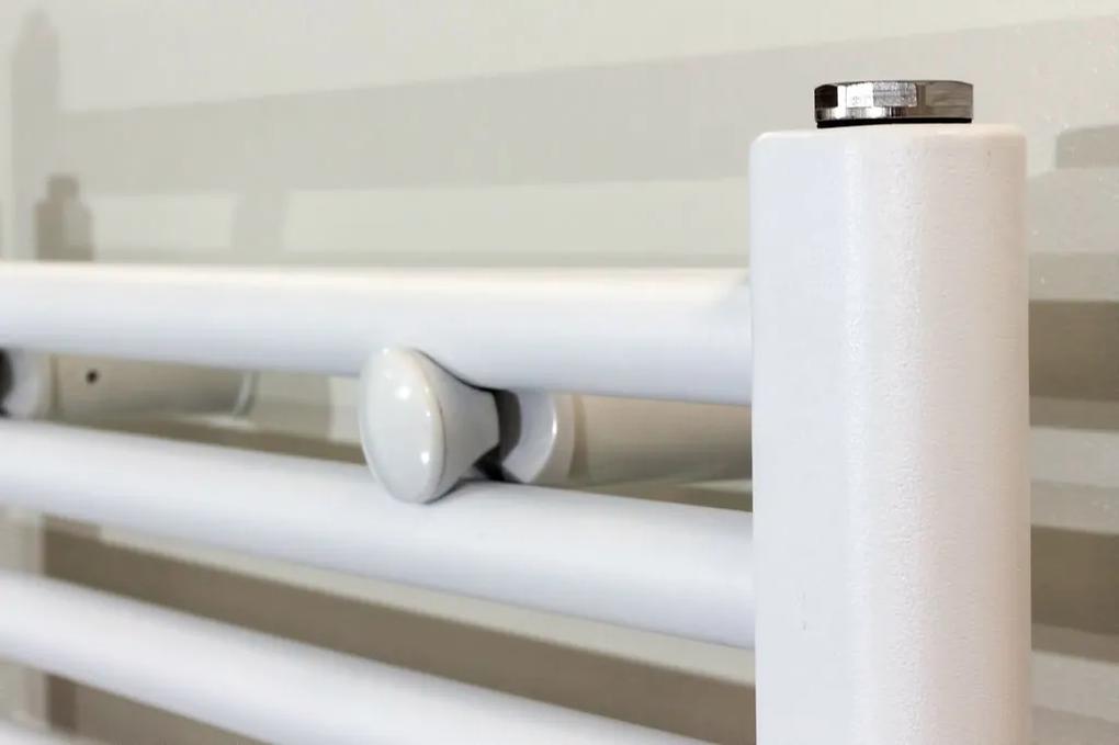 Sanigoods Base handdoek radiator 120x60 616 watt MO aansluiting mat wit