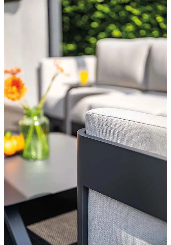 Garden Impressions Medellin loungeset 5-delig - donker grijs