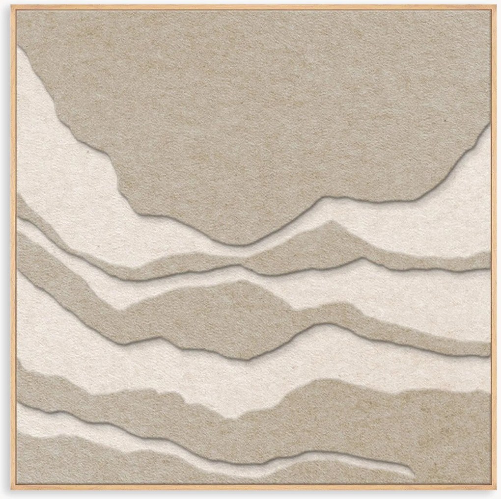 Ingelijste akoestische wandkunst Tonefield 2