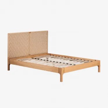 Houten Bed Vaneysa Natuurlijk Hout & 160 X 200 Cm - Sklum