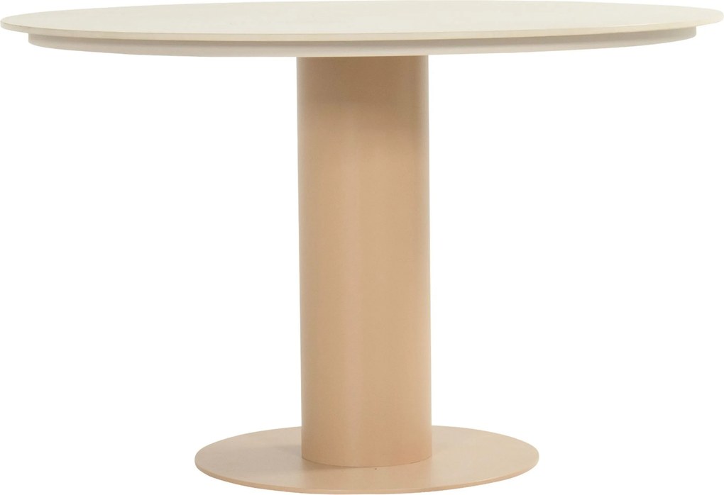Tuinset Ronde Tuintafel 4 personen 120 cm Rope Taupe  Hartman Altea/Girona