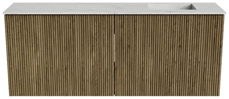 Mondiaz Joya DLux 100cm toiletmeubel dusk met wastafel faye rechts 1 kraangat opalo