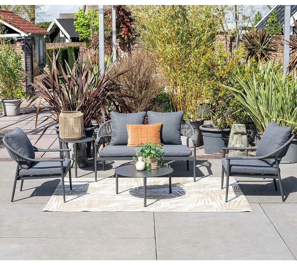 Garden Impressions Charly loungeset 5-delig - grijs