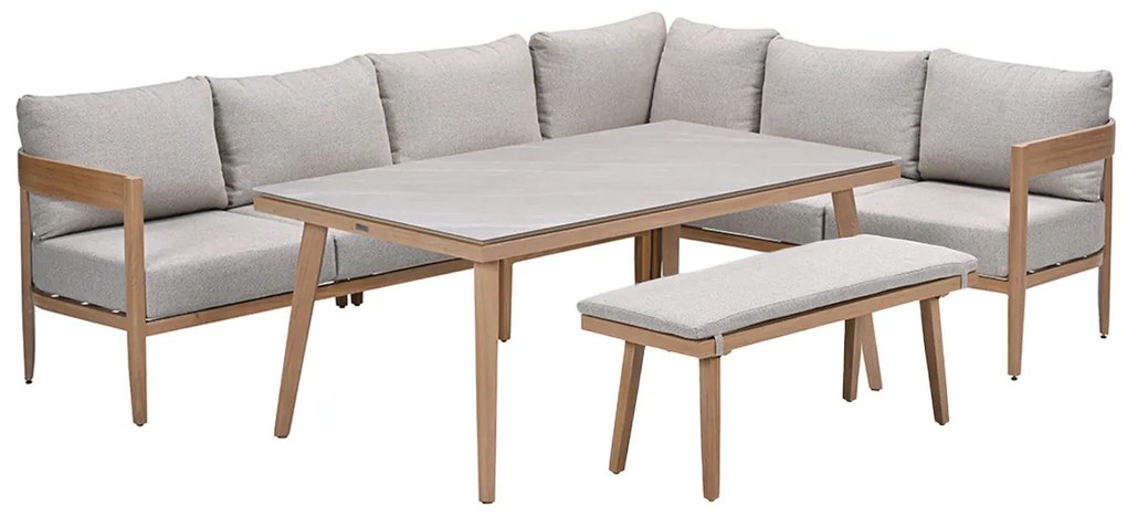 Garden Impressions San Mauro loungedining set 6-delig - napoli sand
