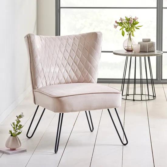 Cocktail Fauteuil Tarnby Roze