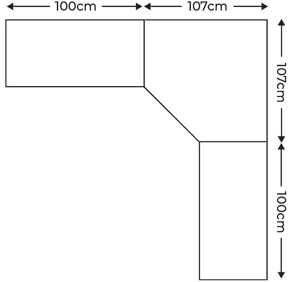 Goossens Excellent Kast Systeem Statement, 5 draaideuren met hoekkast inloop 45 graden 205 cm breed 223 cm hoog 205 cm diep